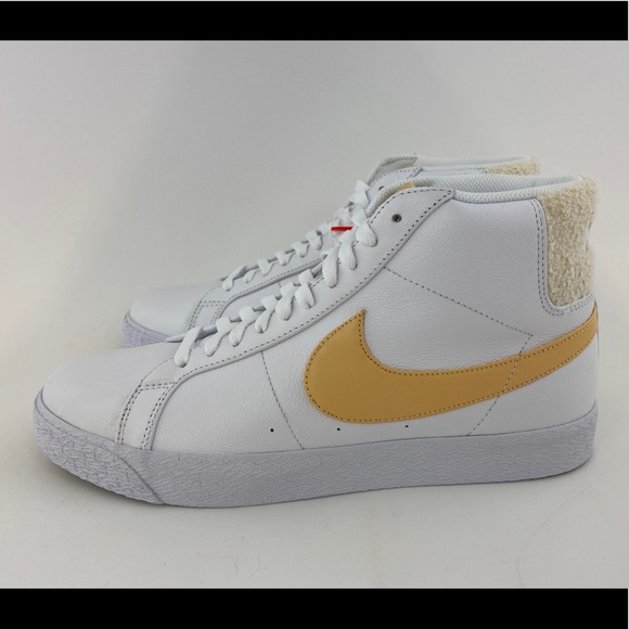 Nike SB Blazer Mid Premium Sneakers Core Gold - Picture 10 of 12